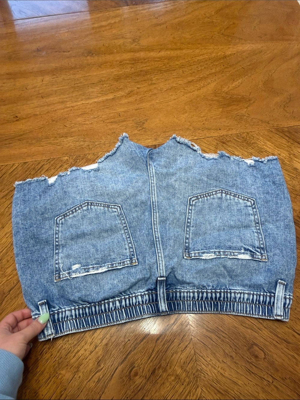Aerie Day Dream Denim Shorts - Picture 6 of 6